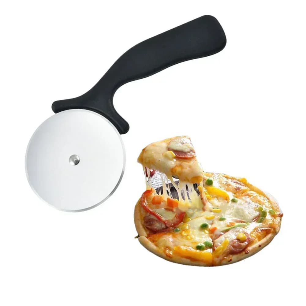 Rozsdamentes acél pizzavágó és tésztavágó görgő