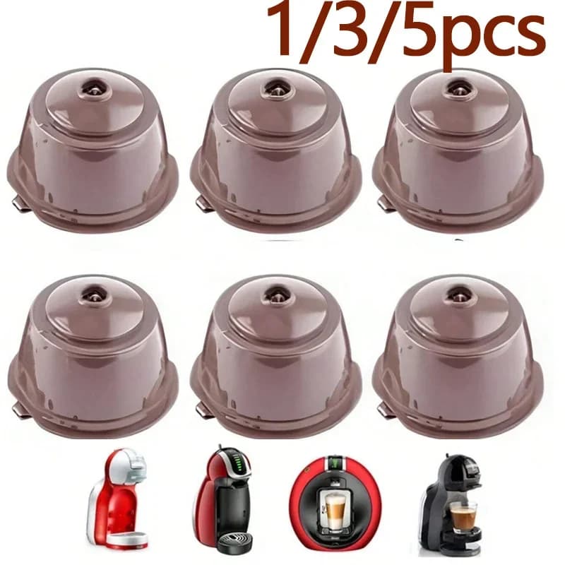 Újratölthető kávékapszula készlet Dolce Gusto kávéfőzőkhöz (1/3/5/10 db)
