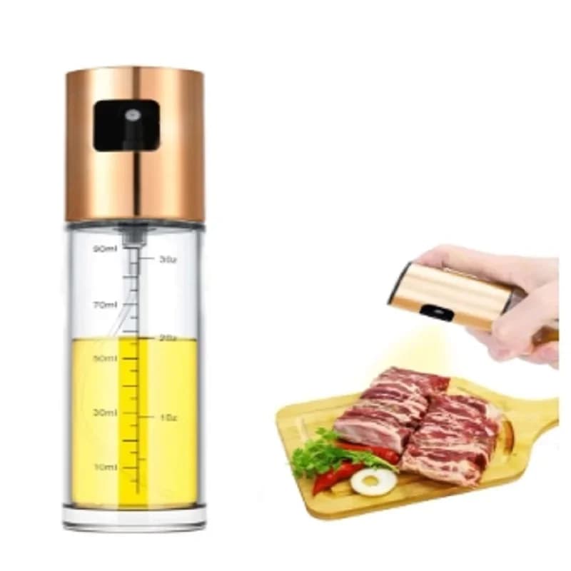 Kézi olajpermetező flakon konyhába és forrólevegős sütőhöz, 100/200/300/500 ml
