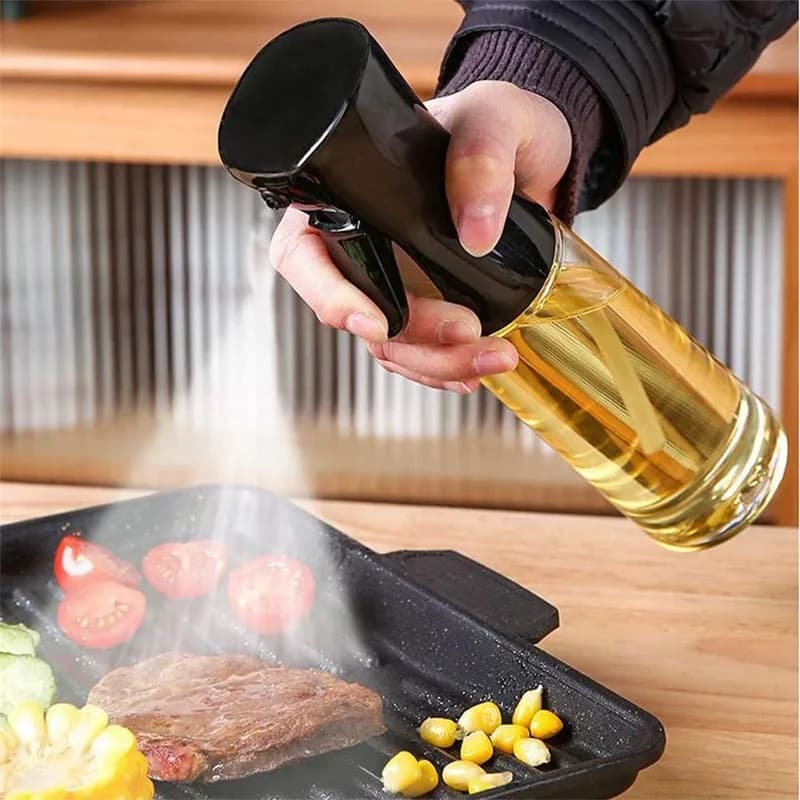 Kézi olajpermetező flakon konyhába és forrólevegős sütőhöz, 100/200/300/500 ml