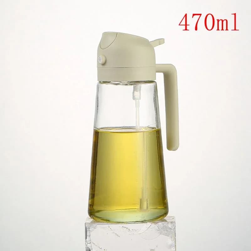 Kézi olajpermetező flakon konyhába és forrólevegős sütőhöz, 100/200/300/500 ml