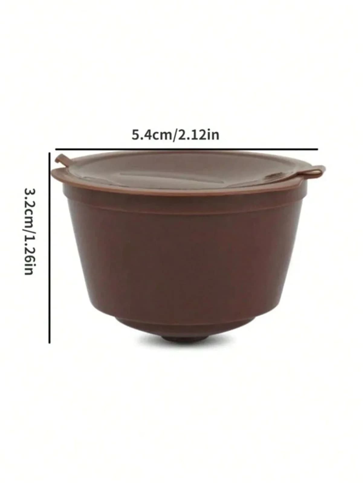 Újratölthető kávékapszula készlet Dolce Gusto kávéfőzőkhöz (1/3/5/10 db)