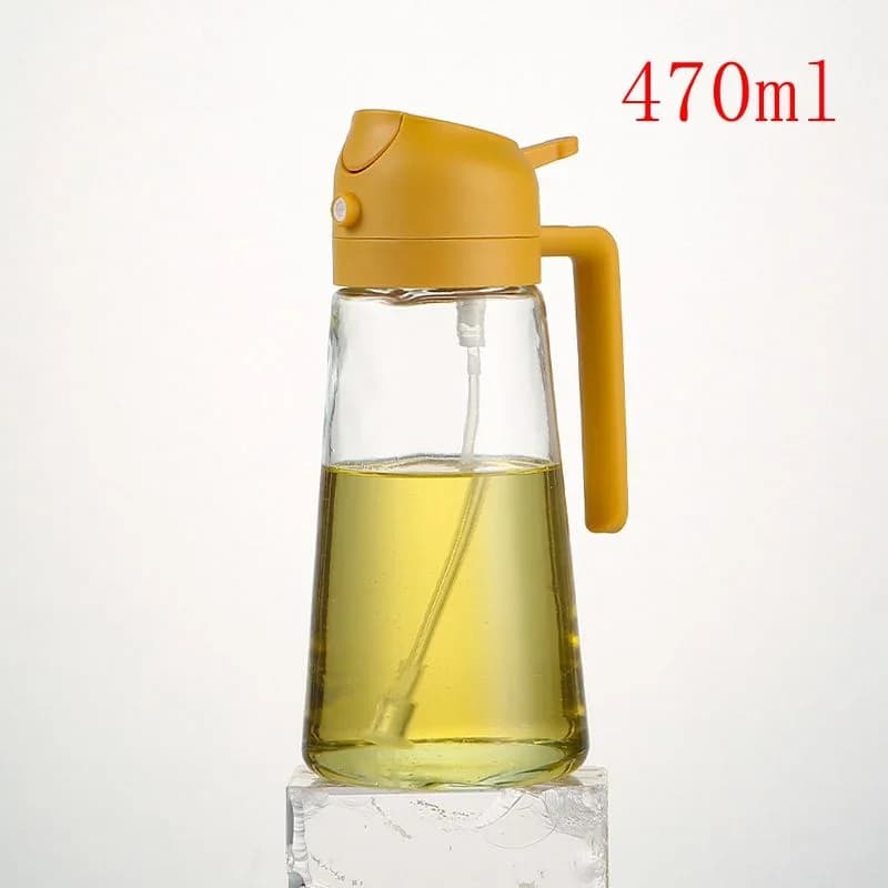 Kézi olajpermetező flakon konyhába és forrólevegős sütőhöz, 100/200/300/500 ml