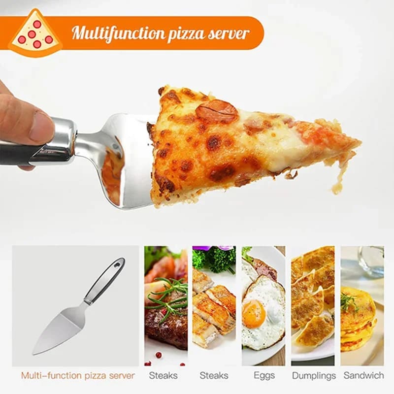 Prémium rozsdamentes acél pizzavágó görgő