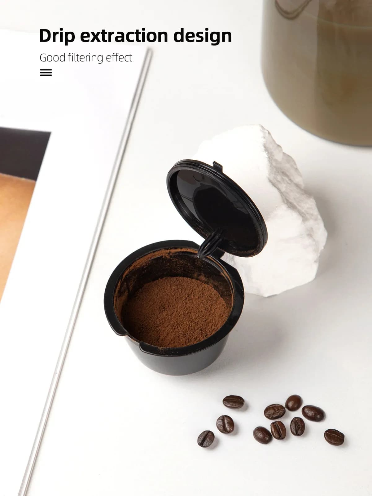 Újratölthető kávékapszula készlet Dolce Gusto kávéfőzőkhöz (1/3/5/10 db)