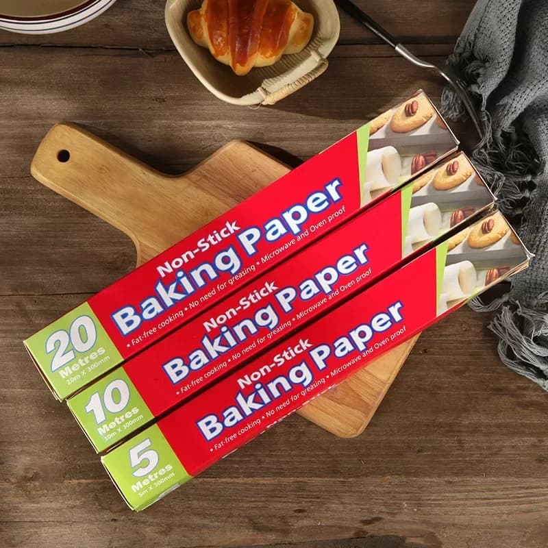 Tapadásmentes sütőpapír ívek süteményekhez, grillezéshez és forrólevegős sütőhöz