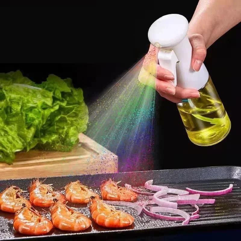 Kézi olajpermetező flakon konyhába és forrólevegős sütőhöz, 100/200/300/500 ml