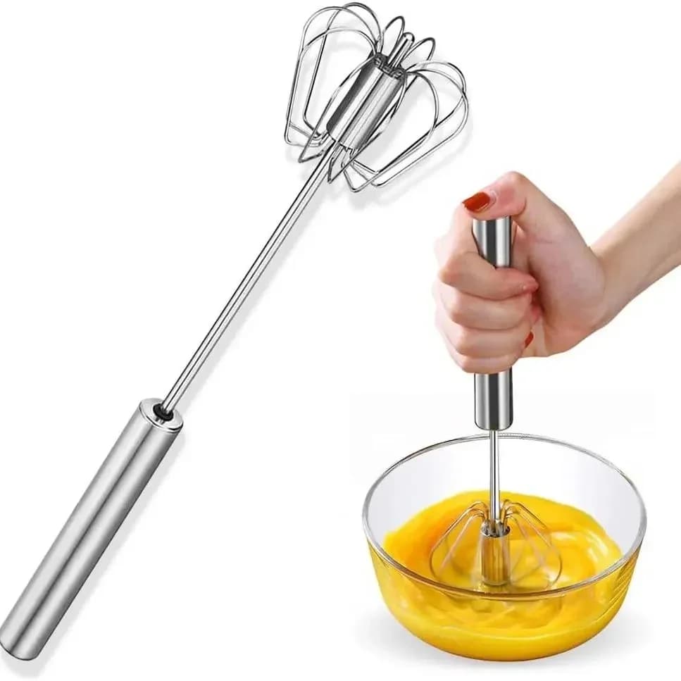 Félautomata rozsdamentes acél habverő és kézi mixer