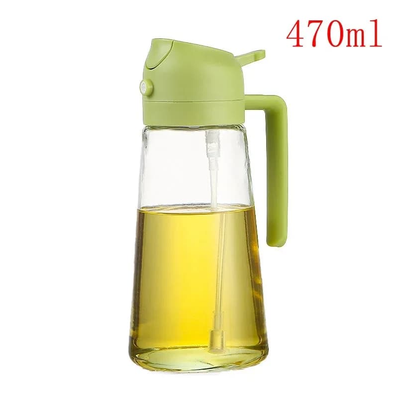 Kézi olajpermetező flakon konyhába és forrólevegős sütőhöz, 100/200/300/500 ml