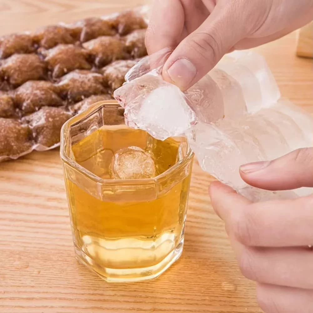 Eldobható önzáró jégkészítő tasak, 10-100 db/csomag