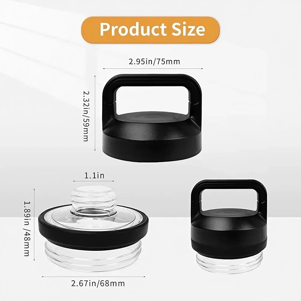 1/2/3 db Rambler Chug cserefedél YT 18oz, 26oz, 36oz, 64oz modellekhez - Sportkulacs fedél