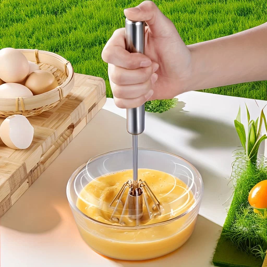 Félautomata rozsdamentes acél habverő és kézi mixer